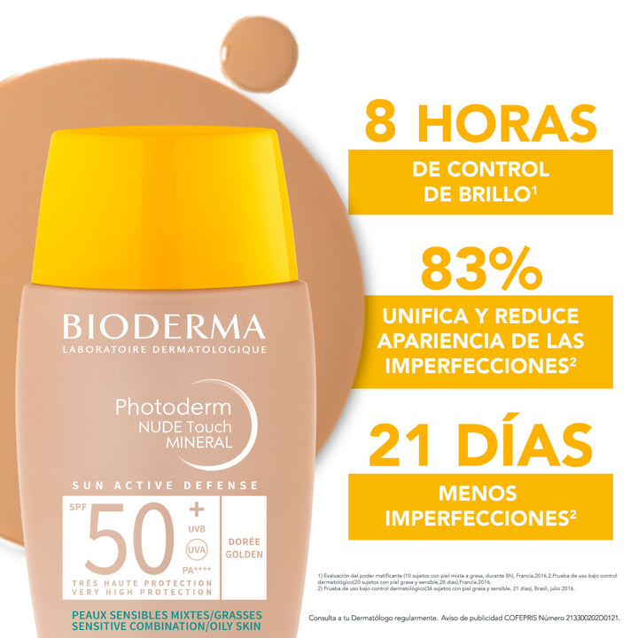 Photoderm Nude Touch  50+ Tono Dorado