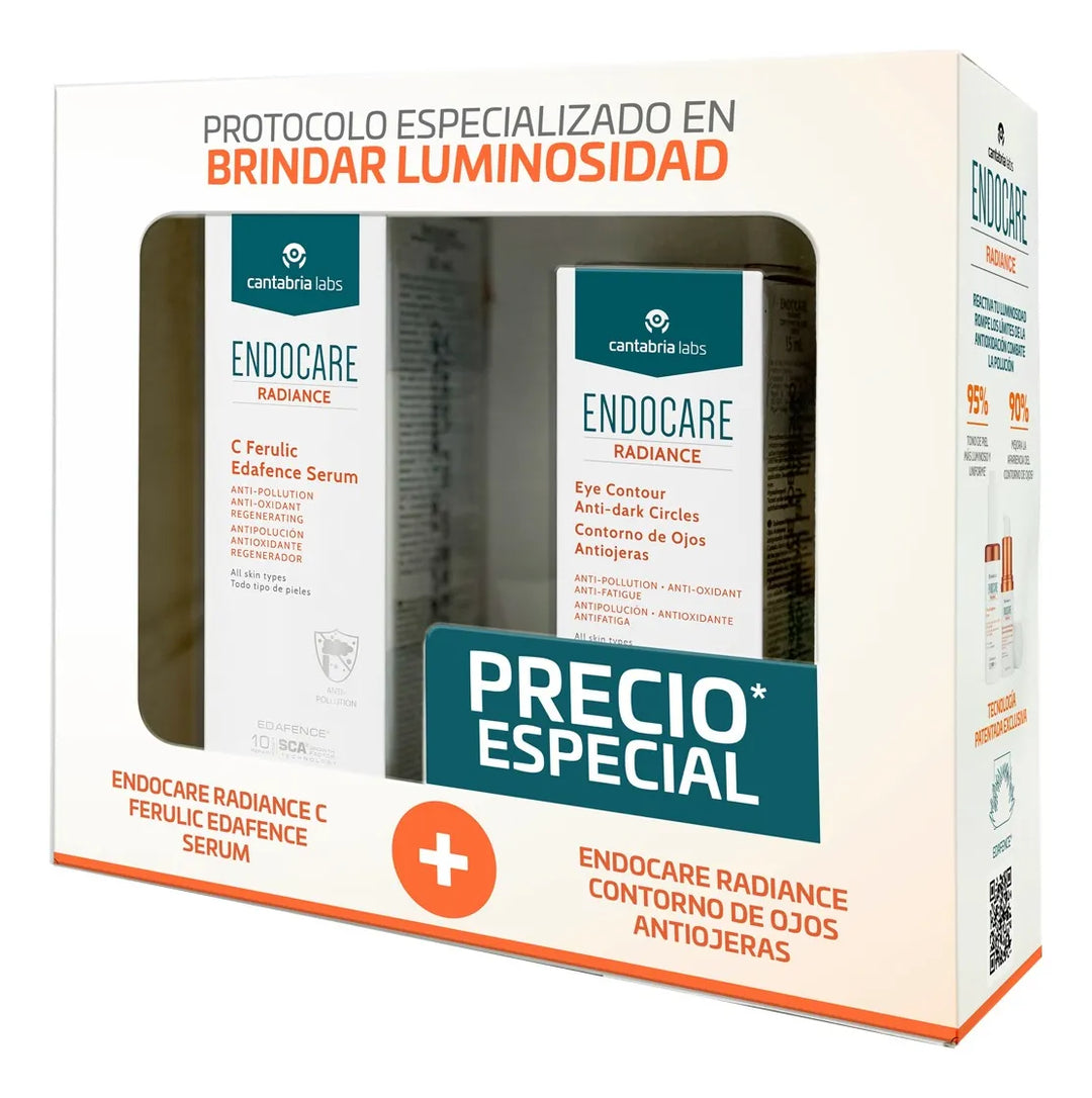 Kit Endocare Radiance Ferulic Serum 30 ml + Contorno de Ojos