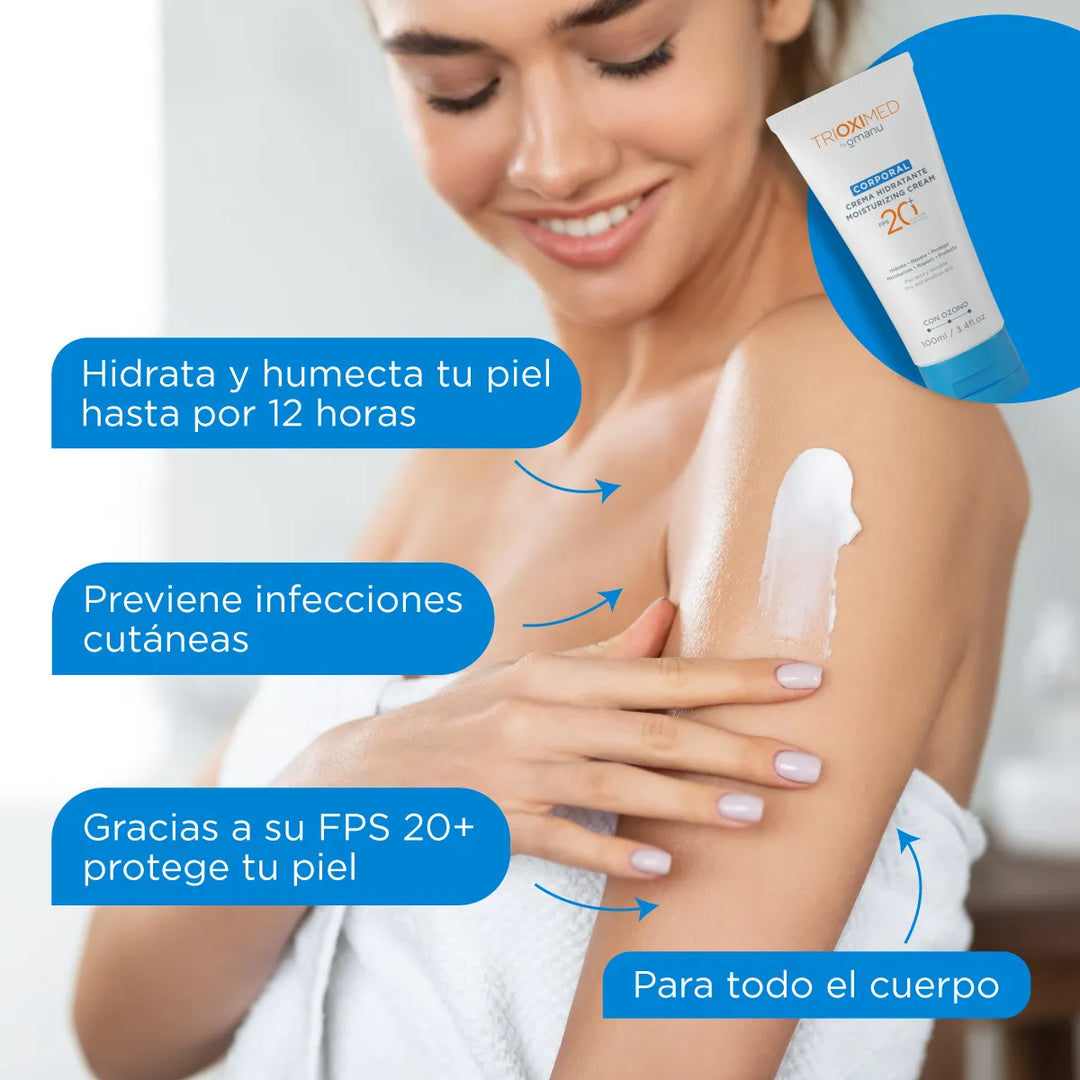 Crema Corporal Hidratante Con Ozono