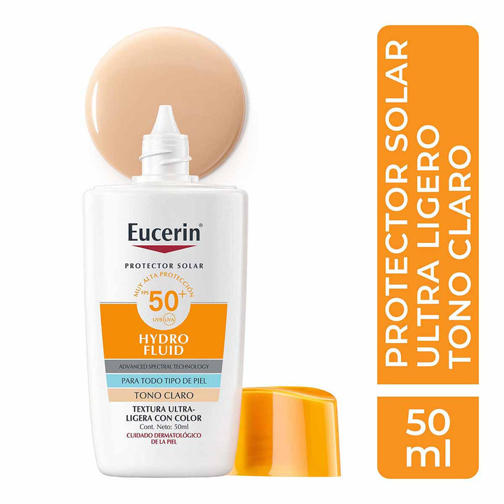 Eucerin Sun Hydrofluid TONO CLARO 50ML FPS50+