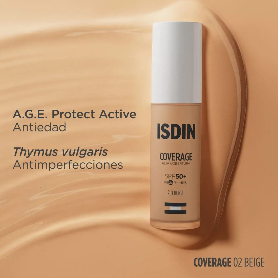 Fotoprotector Coverage SPF 50+ 02 Beige
