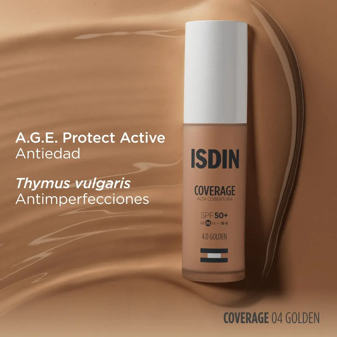 Fotoprotector Coverage SPF 50+ 04 Golden