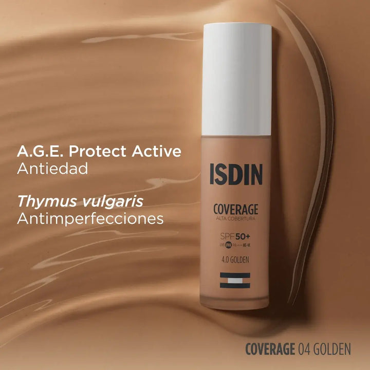 Fotoprotector Coverage SPF 50+ 04 Golden