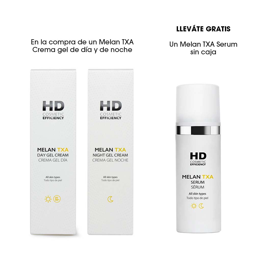 Kit Melan TXA Gel Crema de Día + Gel Crema de Noche + Serum de Regalo