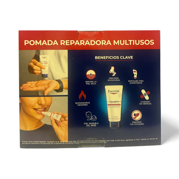 Kit Aquaphor Pomada Reparadora + Reparación de labios