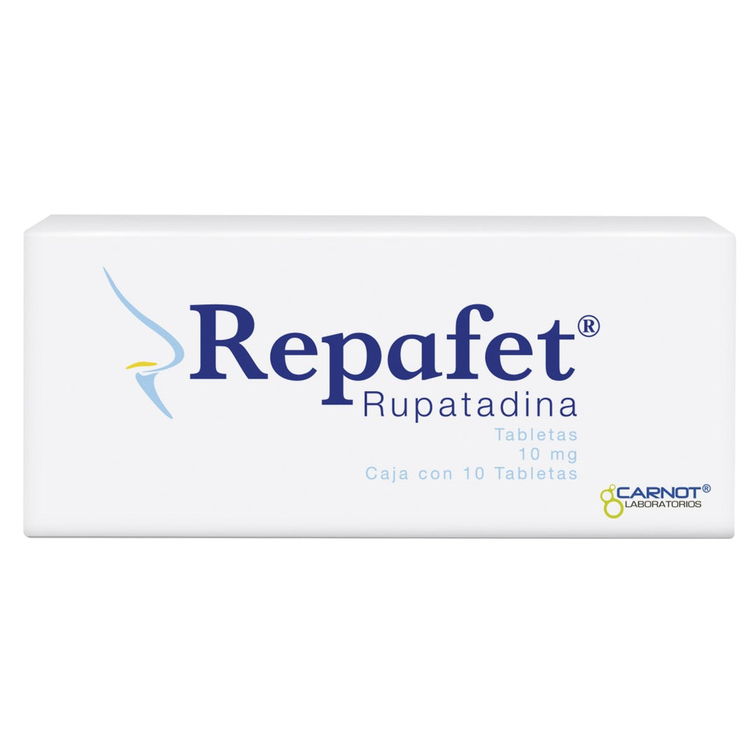 Repafet 10 MG CON 10 TABLETAS