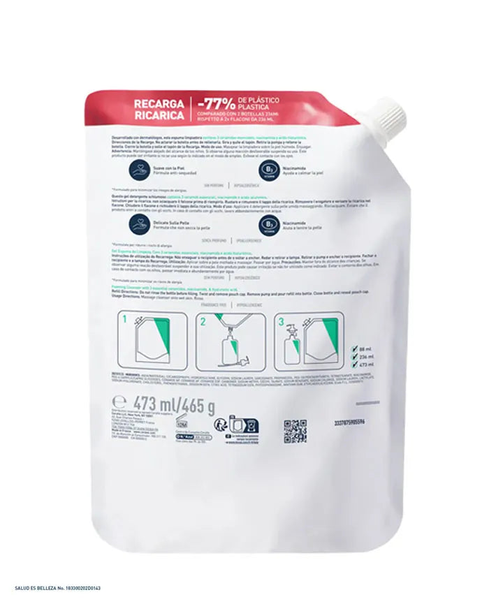 Gel Limpiador Espumoso Refill