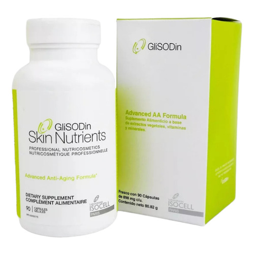 Glisodin Skin Nutrients Advanced Anti Aging Formula Antiedad