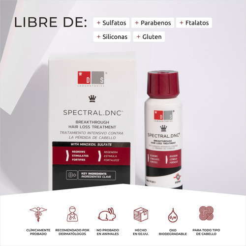 Spectral DNC Advanced Hair Density Serum Loción Anticaída