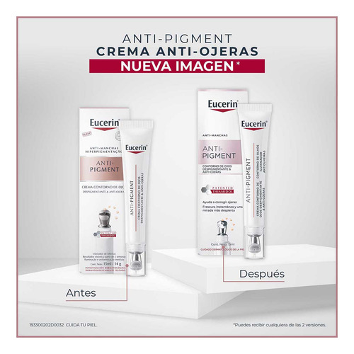 Eucerin Anti-pigment Crema Contorno De Ojos Anti-ojeras