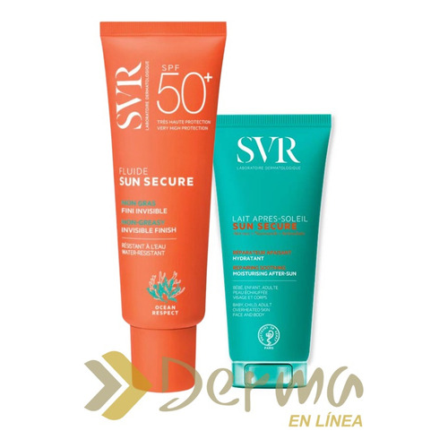 Kit Svr Protector Solar Sun Secure Fluide Spf50+ Más Regalo