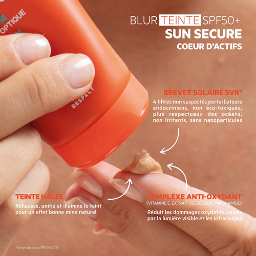 Sun Secure Blur Teinte Spf50+ Con Color