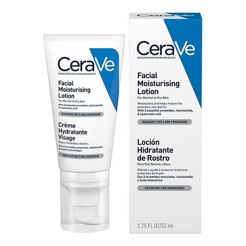 Cerave Loción Hidratante De Rostro Piel Normal/Seca