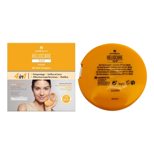 Heliocare 360º Oil-free Compact Spf 50+ Beige