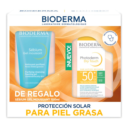 Kit Photoderm Dry Touch 50+ Neutro 40 Ml + Sebium Gel 100ml