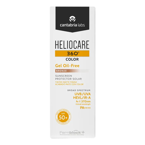 Heliocare 360 Gel Oil-free Spf 50 Color Bronze