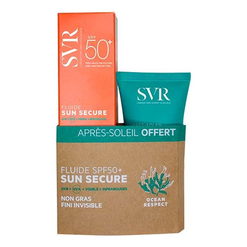 Kit Svr Protector Solar Sun Secure Fluide Spf50+ Más Regalo