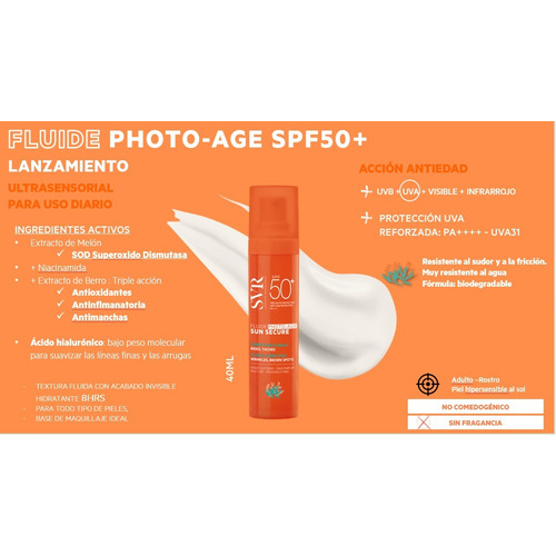 Sun Secure Fluide Photo Age Spf50+