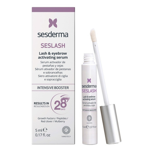 Seslash Serum Activador De Crecimiento De Pestañas Y Cejas  Sin Color