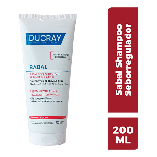 Ducray Sabal Shampoo Seborregulador Cabello Graso