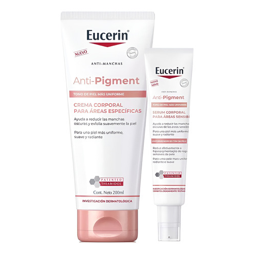 Kit Eucerin Antipigment Corporal, Crema Y Suero Áreas Sensibles