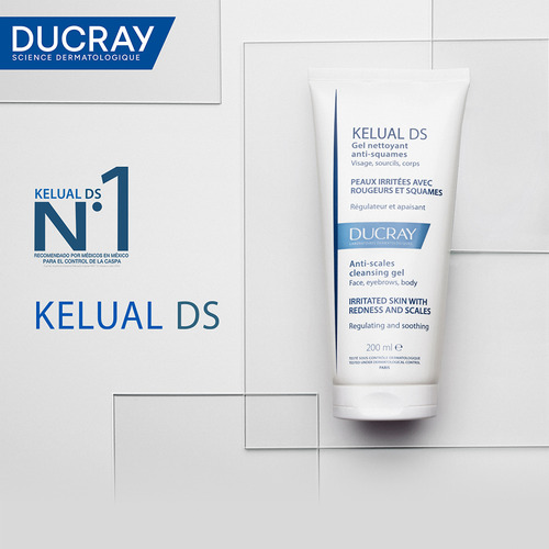 Kelual Ds Gel Espumoso Para Piel Con Enrojecimiento Y Descamación