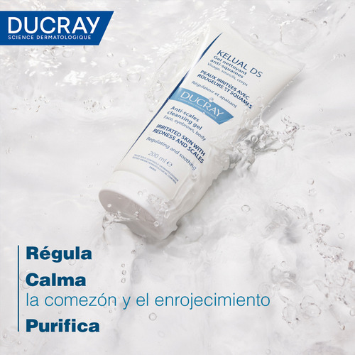 Kelual Ds Gel Espumoso Para Piel Con Enrojecimiento Y Descamación