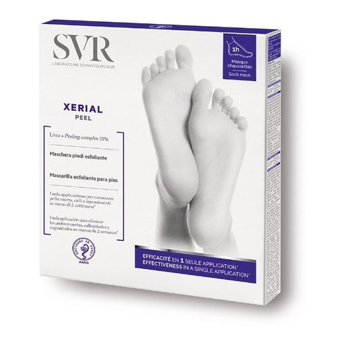 Xerial Peel Mascarilla Exfoliante Pies Una Aplicación