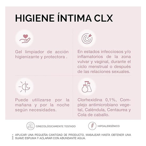 Gel Limpiador Higiene Intima Clx